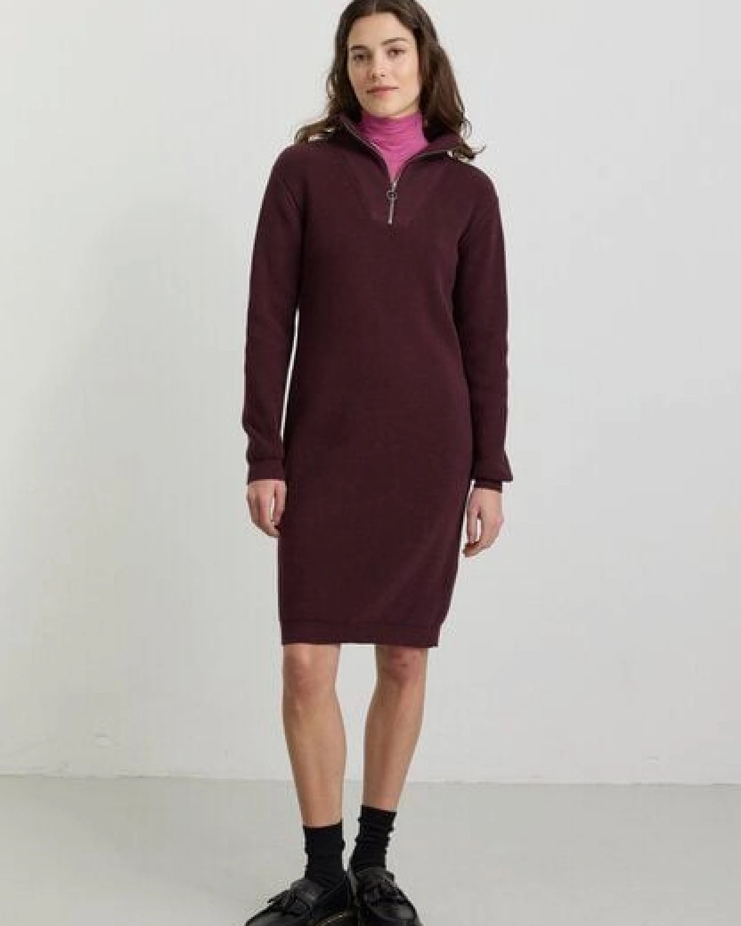 Damen Strickkleid aus Bio-Baumwolle - STELLERA - recolution – Ansicht 2