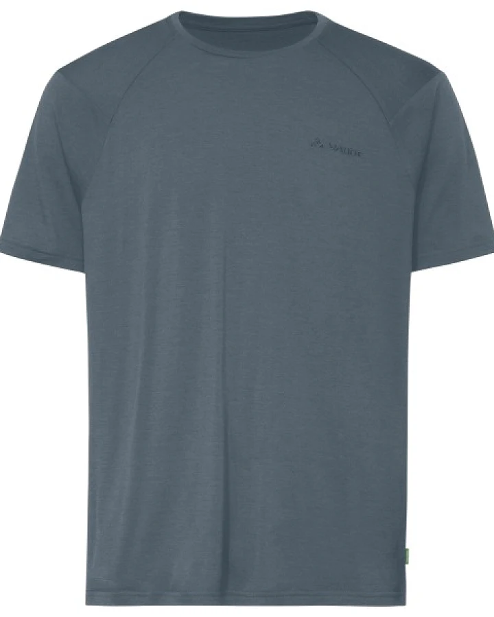 Vaude - Essential Wool T-Shirt - Merinoshirt Gr XL grau/blau