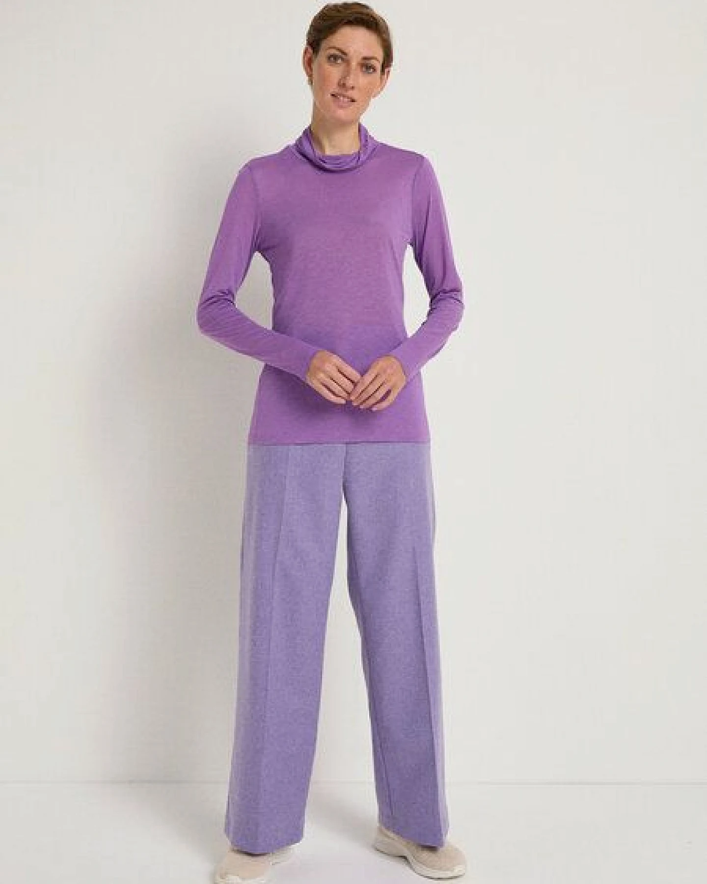LANIUS Rollkragenshirt aus TENCEL und SeaCell – Ansicht 3