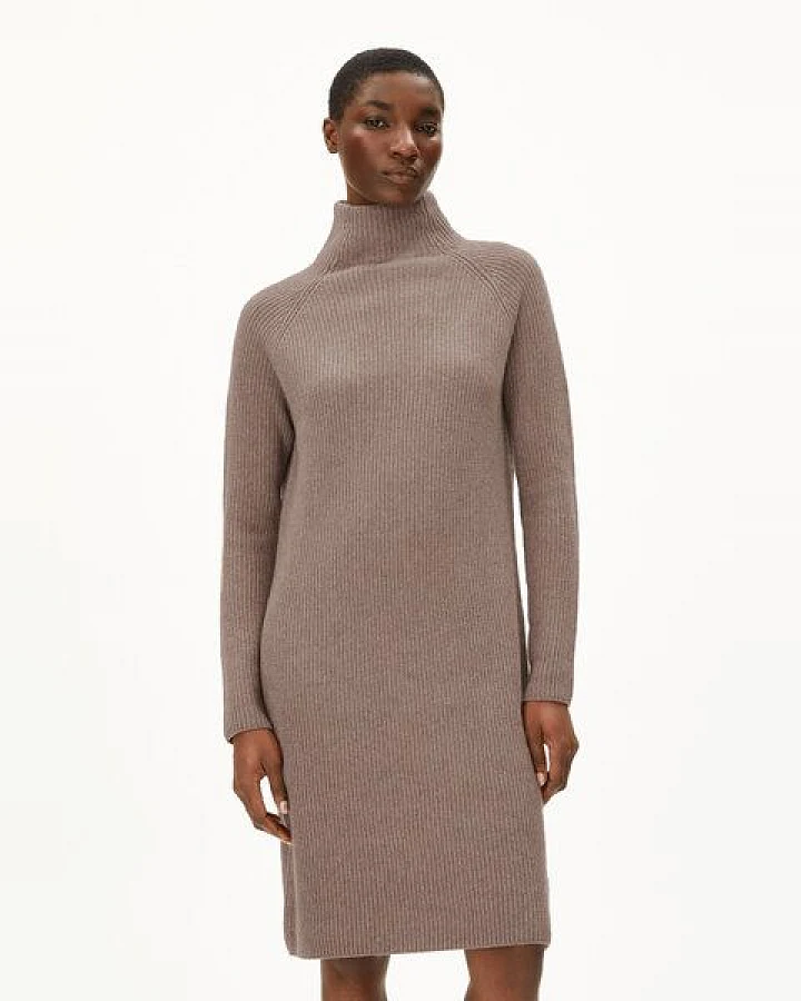 ARMEDANGELS MILLAANA Damen Strickkleid Relaxed Fit aus Bio-Woll Mix