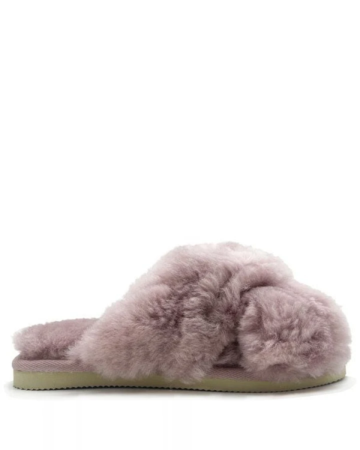 Pantoffel-Sandale aus Schaffell "thies Sheep Cross Sandal"