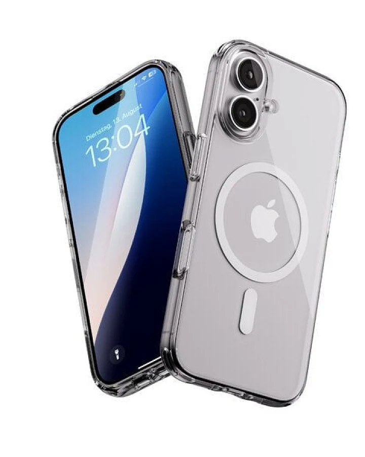 Woodcessories Clear Case MagSafe - Durchsichtige iPhone Handyhülle mit Magnet - nachhaltig