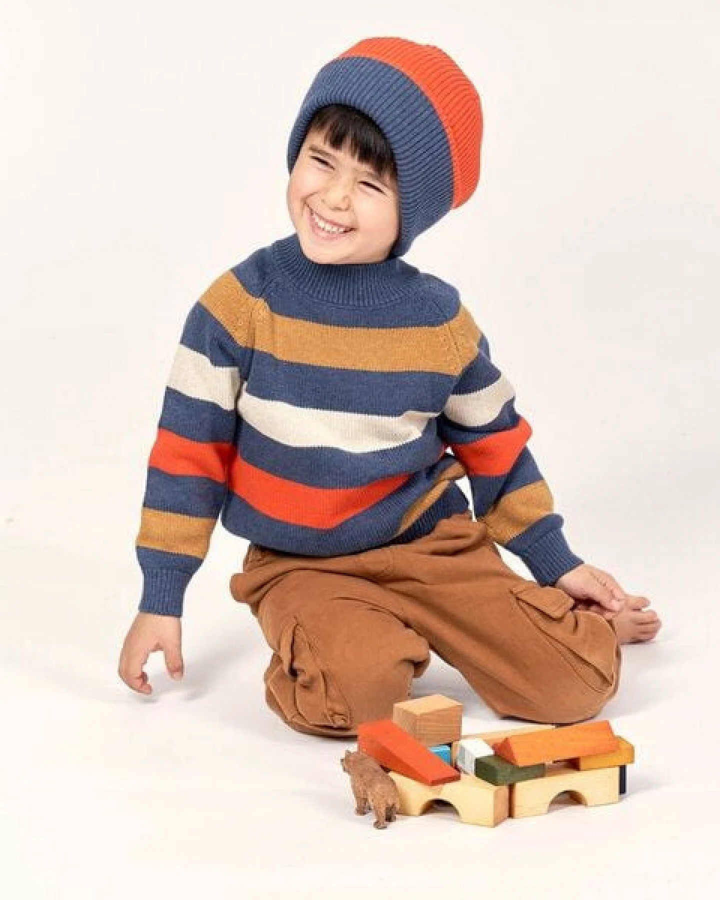 Sense Organics & friends in cooperation with GARY MASH Kinder Strickmütze aus Biobaumwolle – Ansicht 2