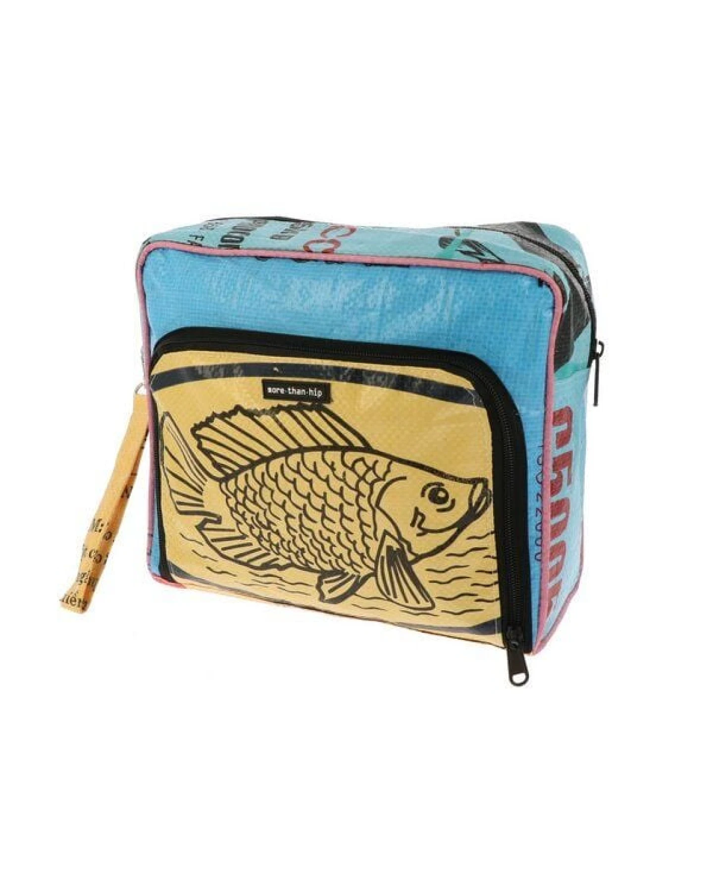 MoreThanHip XL Kulturtasche (6,5 Liter) aus recycelten Fischfutterbeuteln - Lexi – Ansicht 4