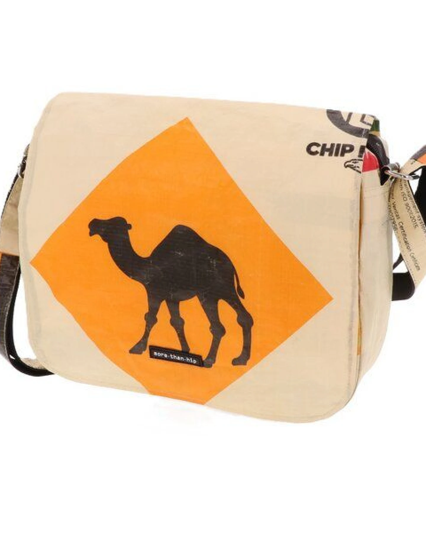MoreThanHip Handtasche aus recycelten Zement- oder Tierfuttersäcken Qinisa – Ansicht 2