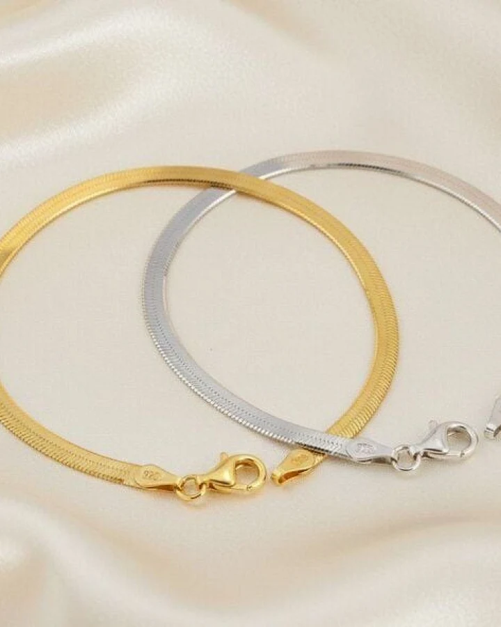 MOANINA Armband Sassari - 925 Silber/18k Gold Vermeil