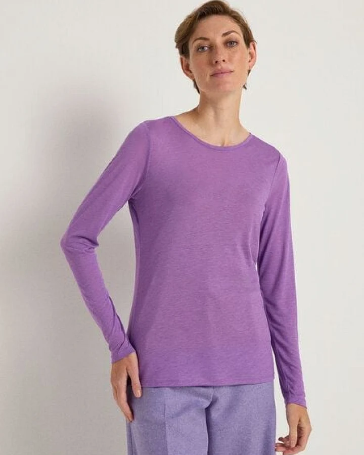 LANIUS Langarmshirt aus TENCEL und SeaCell
