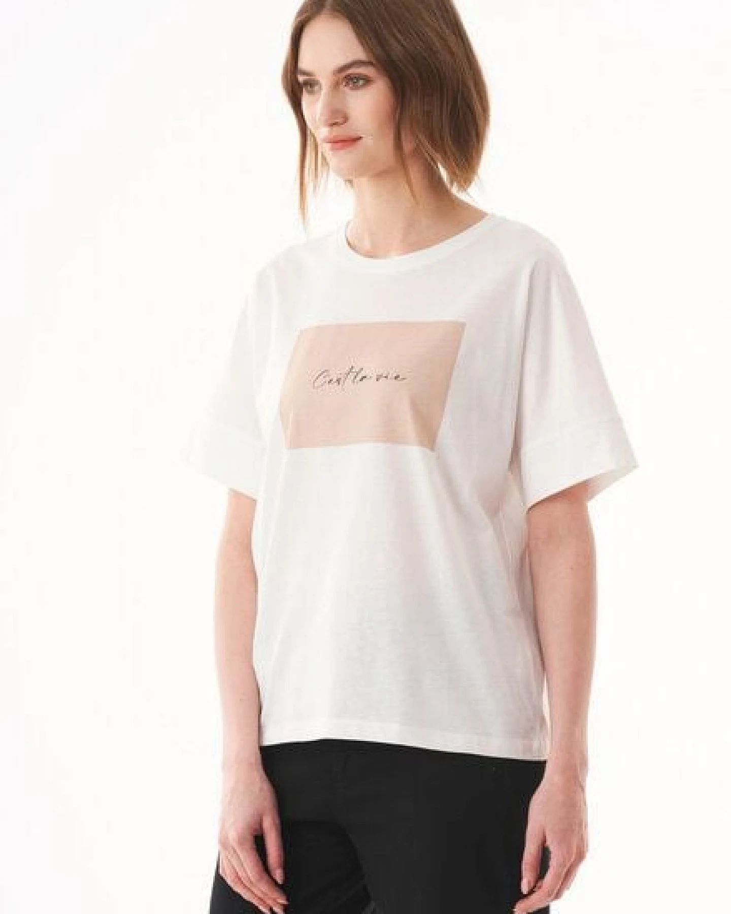 ORGANICATION T-Shirt aus Bio-Baumwolle mit Print – Ansicht 3