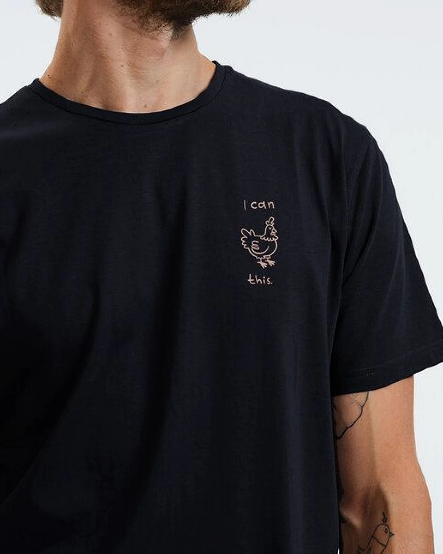 GARY MASH Shirt I can Hendl this Miniprint aus Biobaumwolle – Ansicht 2