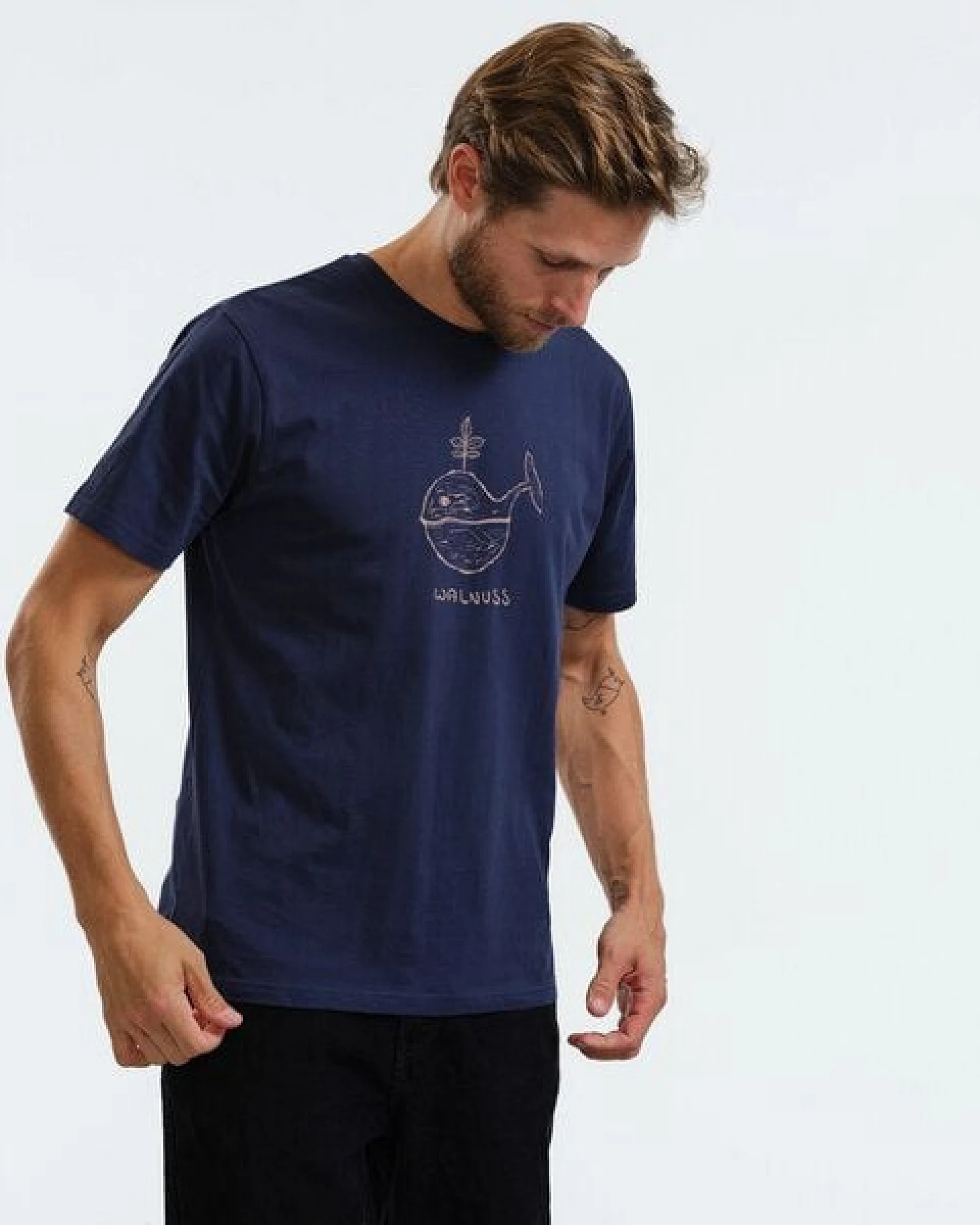 GARY MASH T-Shirt Walnuss aus Bio-Baumwolle – Ansicht 4