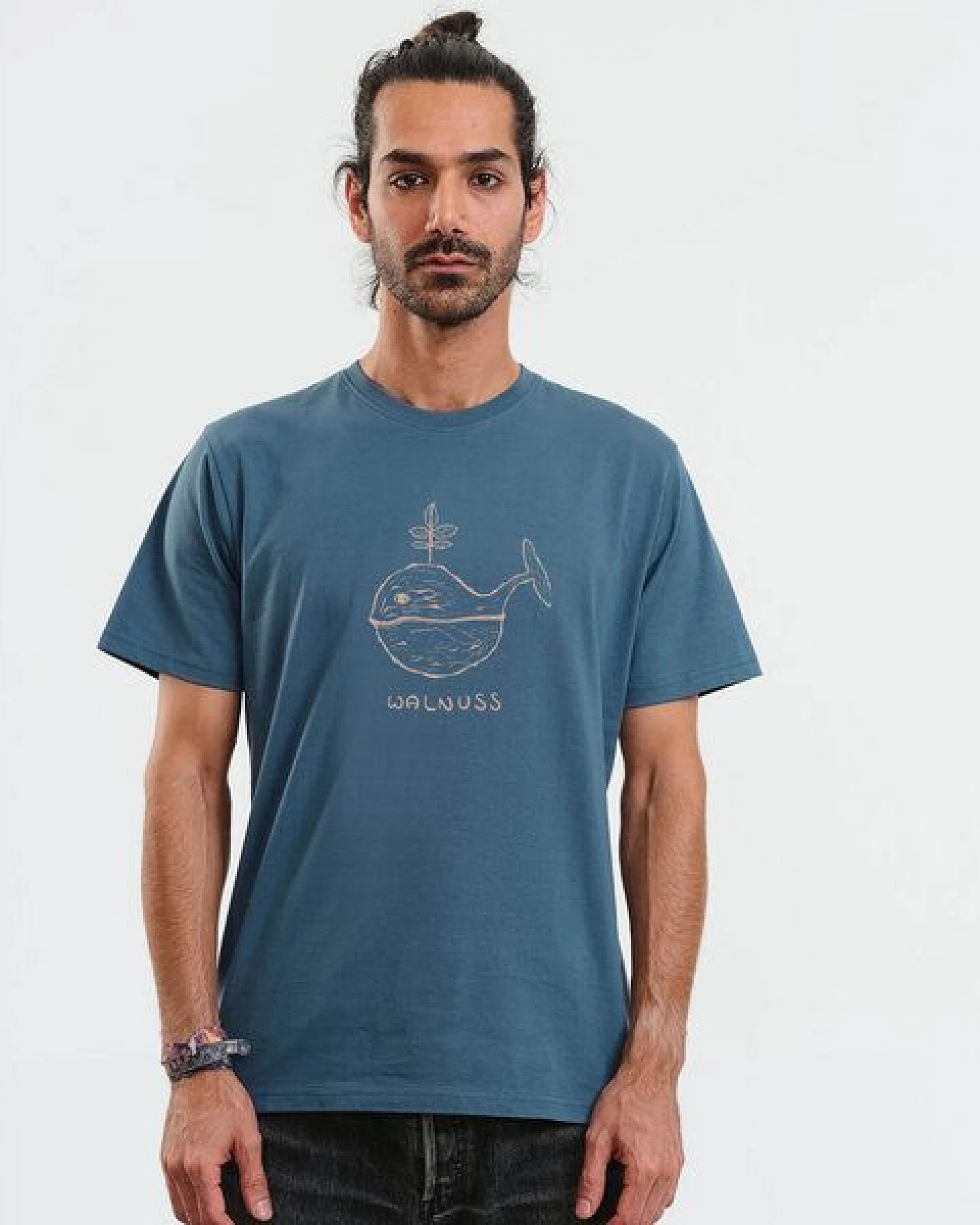 GARY MASH T-Shirt Walnuss aus Bio-Baumwolle – Ansicht 3