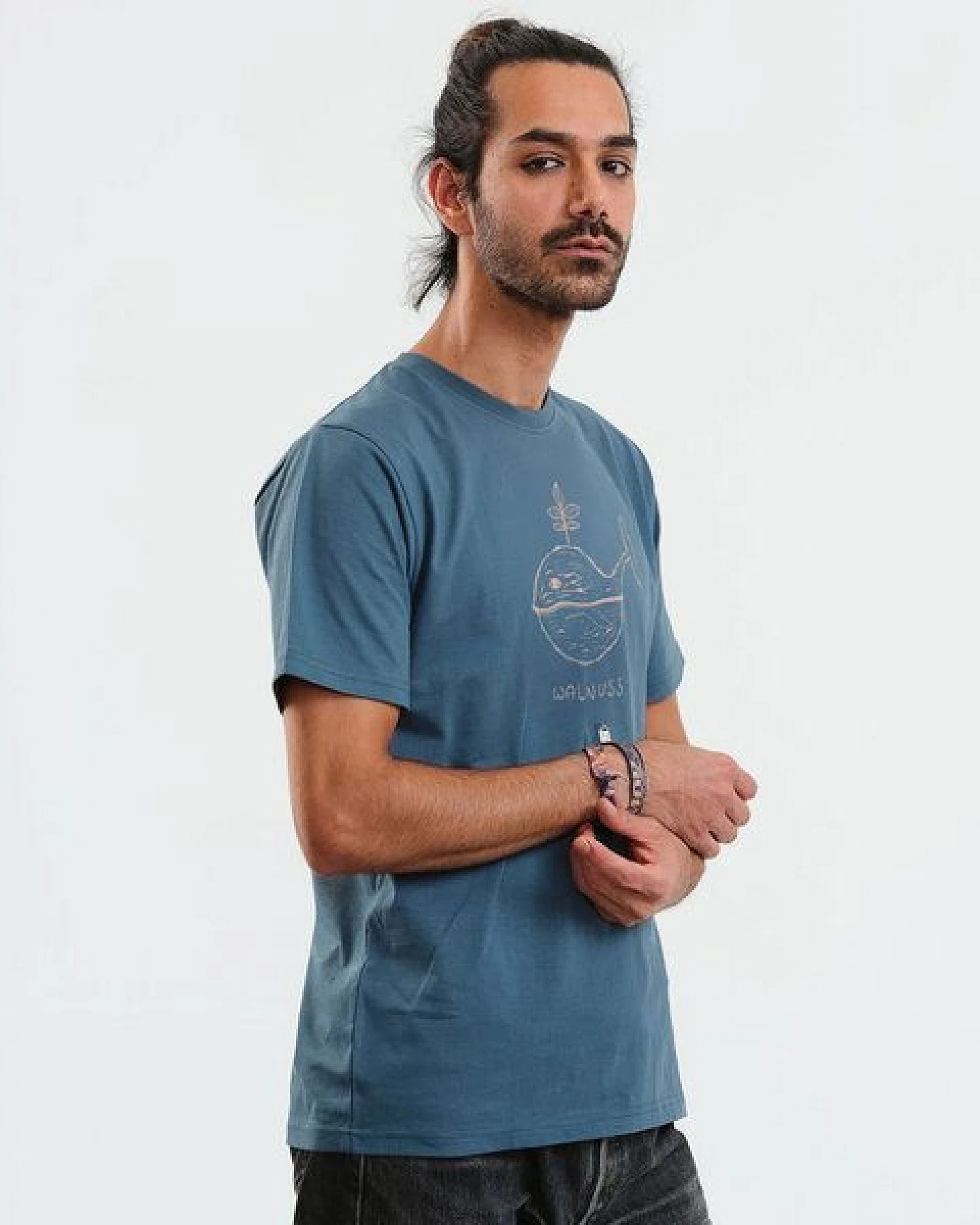 GARY MASH T-Shirt Walnuss aus Bio-Baumwolle – Ansicht 4
