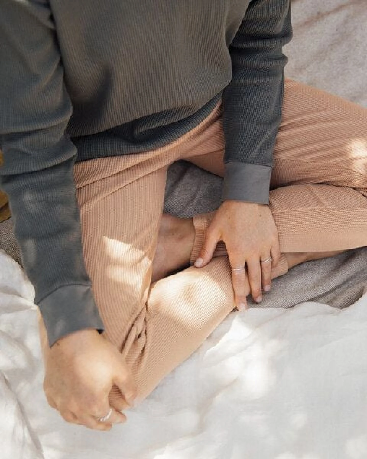 Matona Baumwoll Leggings für Frauen / Basic Pants Adult – Ansicht 2