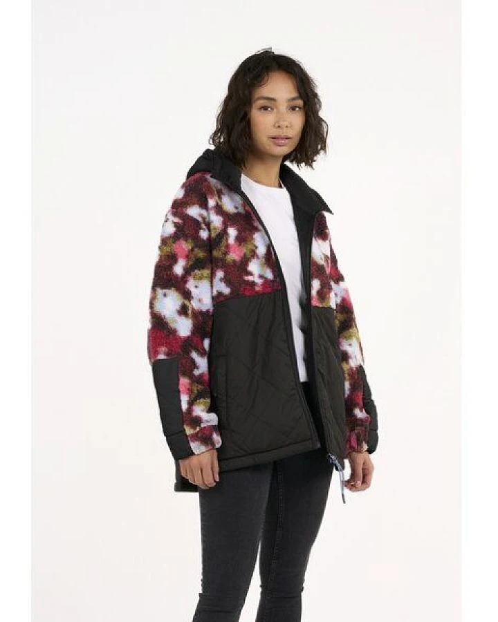 KnowledgeCotton Apparel Fleecejacke TEDDY MIX aus recyceltem Polyester