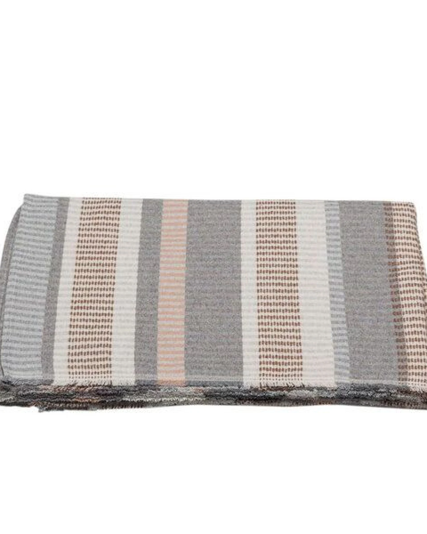 David Fussenegger Leichte Baumwolldecke Multicolor aus Recycling-Baumwolle – Ansicht 3