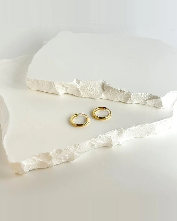 MOANINA Ohrringe Hoops Isabella • 14k Echtgold