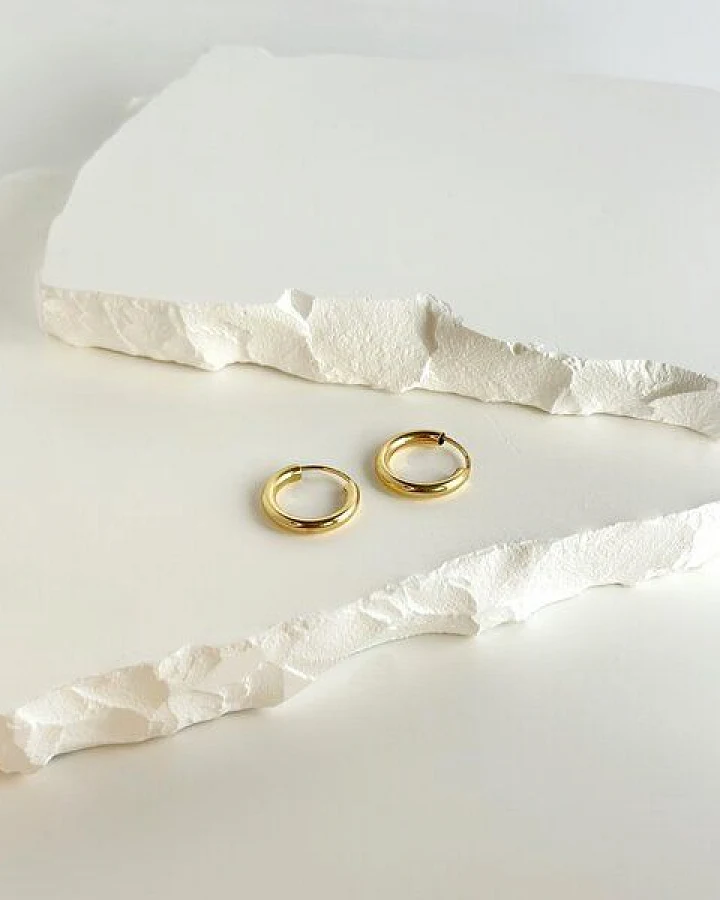 MOANINA Ohrringe Hoops Isabella • 14k Echtgold