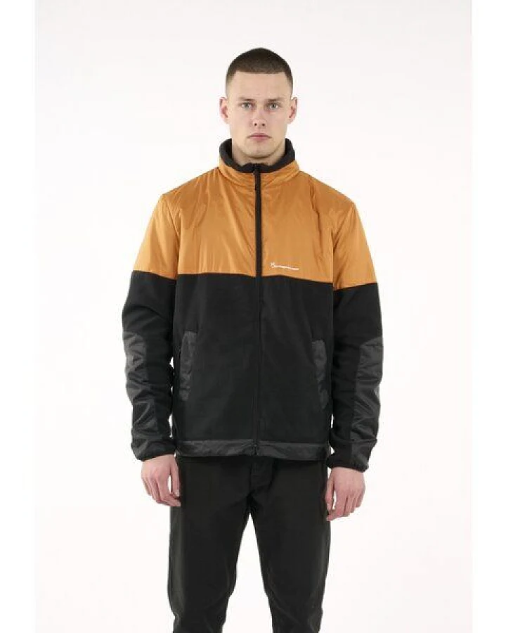 KnowledgeCotton Apparel Fleecejacke POLAR OVERSIZE mit recyceltem Material