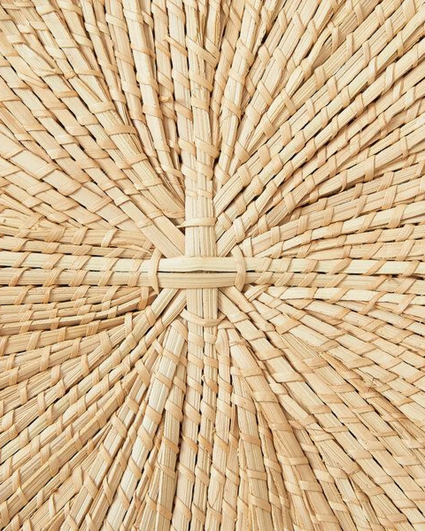By Native Wanddeko kleiner Sonnenteller aus Palmfaser, handgeflochten – Ansicht 3