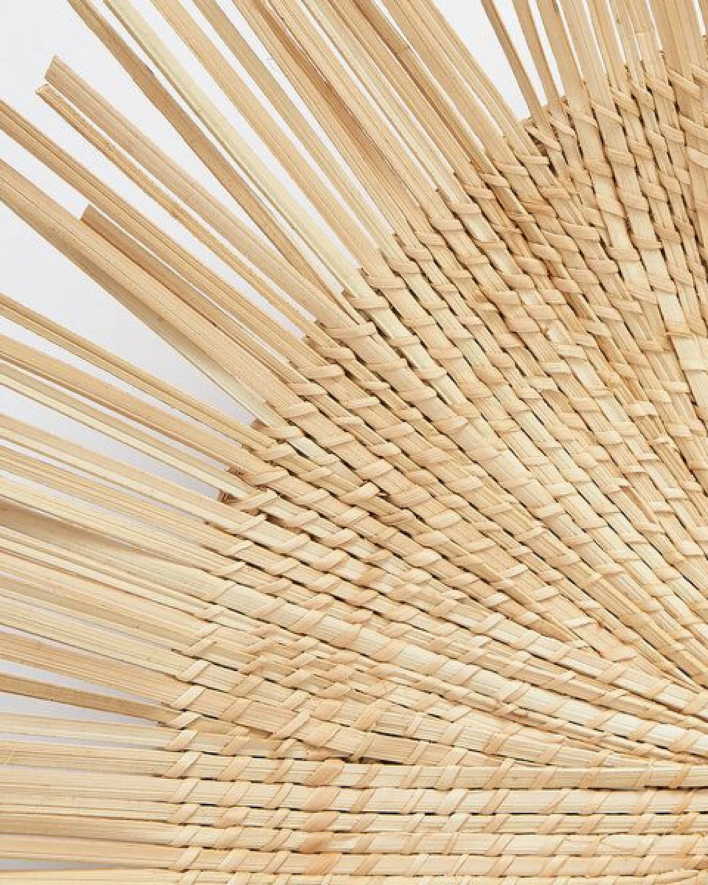 By Native Wanddeko kleiner Sonnenteller aus Palmfaser, handgeflochten – Ansicht 4