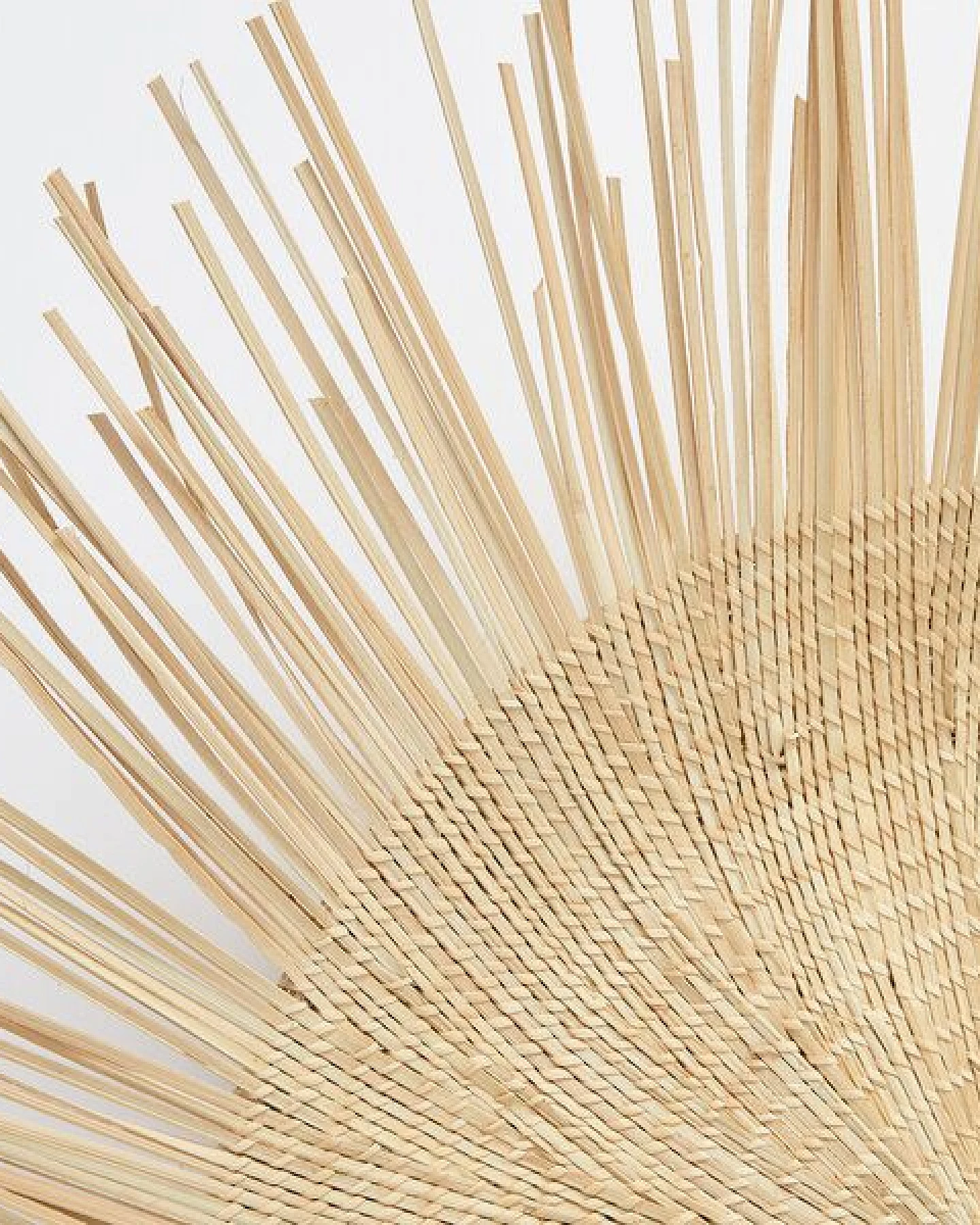 By Native Wanddeko Mittlerer Sonnenteller aus Palmfaser, handgeflochten – Ansicht 4