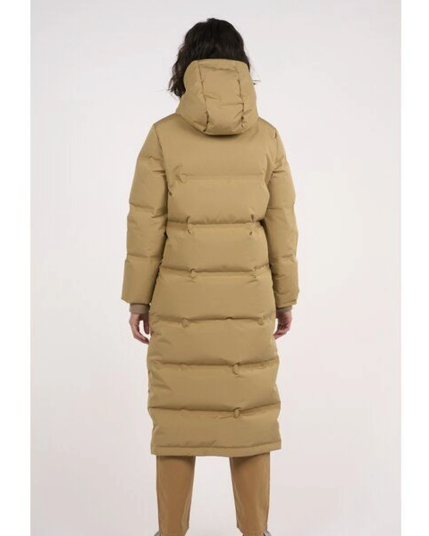 KnowledgeCotton Apparel Langer Puffermantel ALLYSSA aus recyceltem Material – Ansicht 2