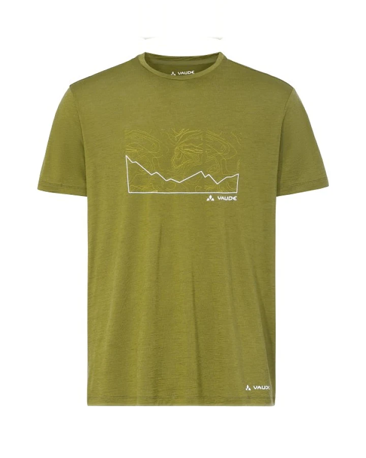 Vaude - Tekoa Wool T-Shirt - Merinoshirt Gr S oliv