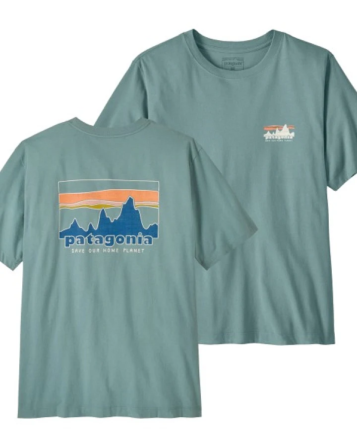 Patagonia - 73 Skyline T-Shirt - T-Shirt Gr M türkis