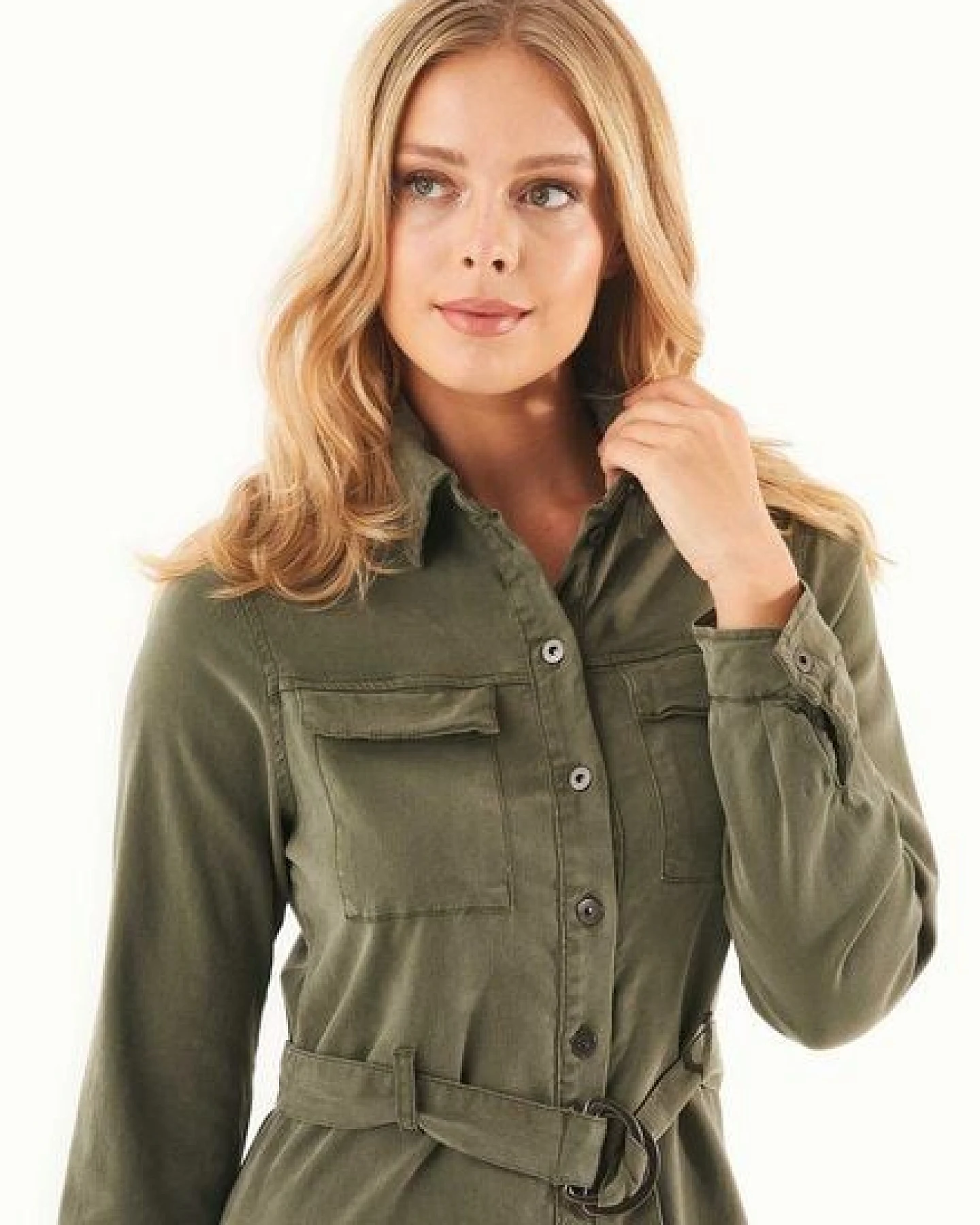 ORGANICATION Hemdblusenkleid aus TENCEL Lyocell und Bio-Baumwolle – Ansicht 4
