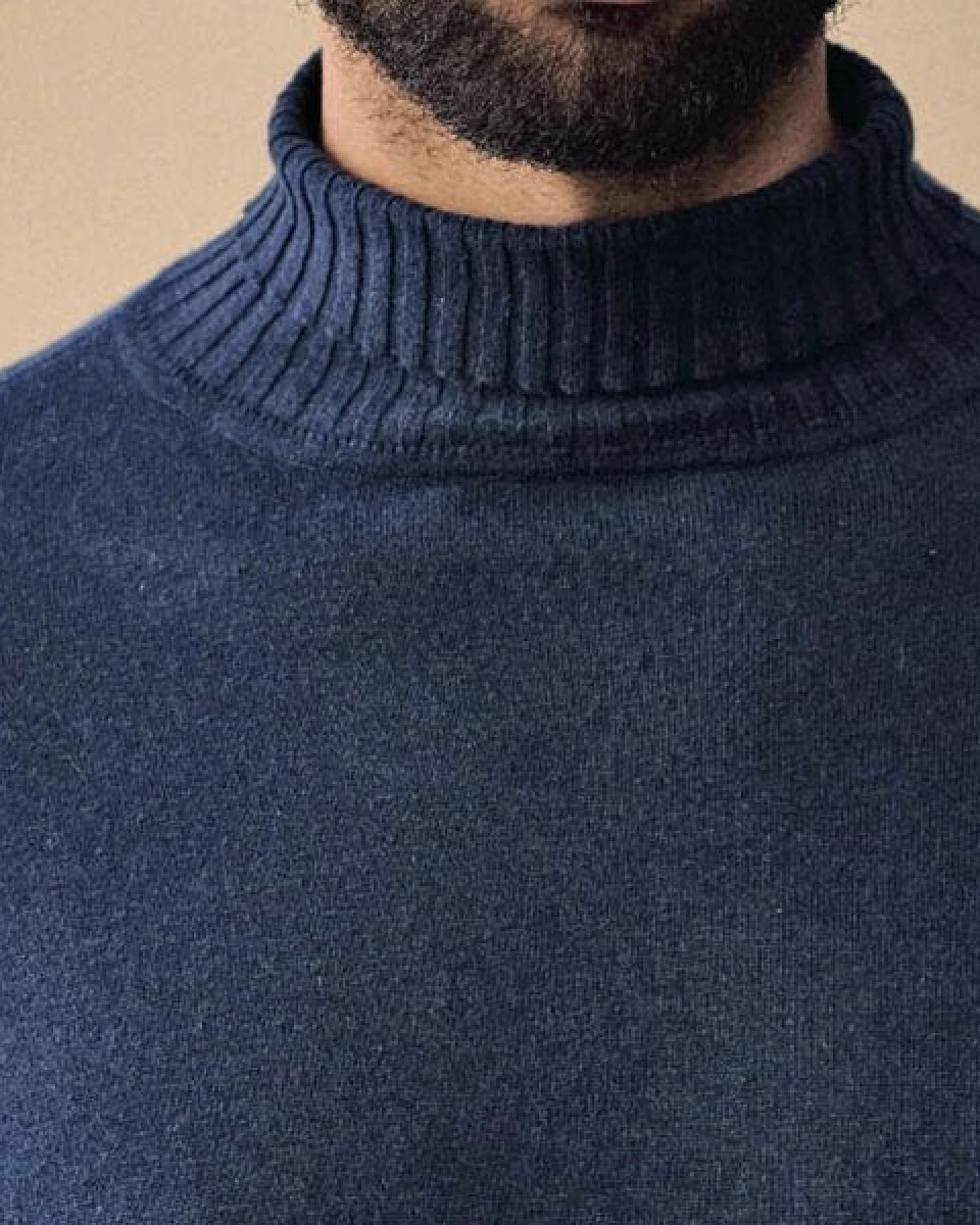 HempAge Herren Rollkragenpullover Hanf Bio Baumwolle – Ansicht 2