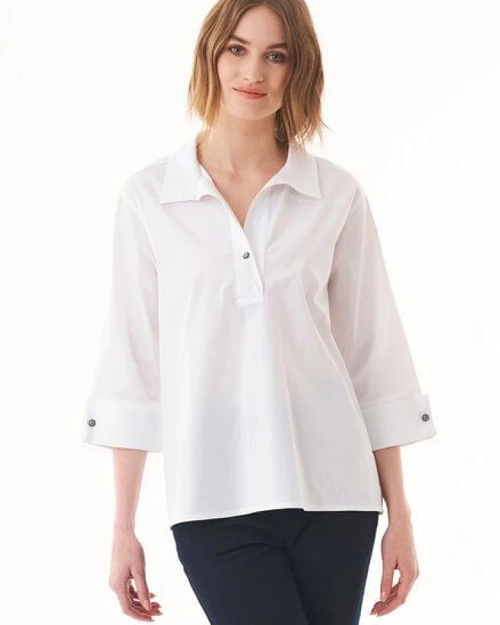 ORGANICATION Bluse aus Bio-Baumwolle