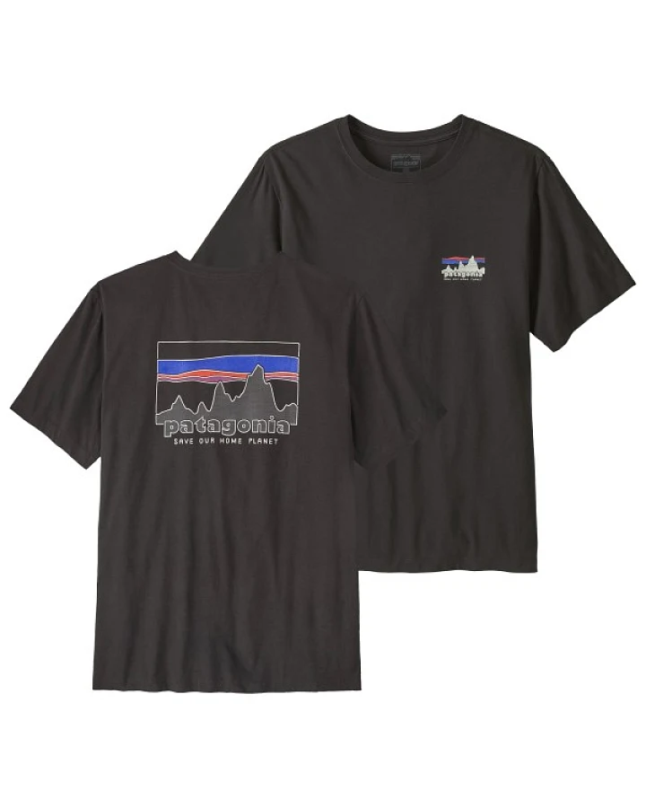 Patagonia - 73 Skyline T-Shirt - T-Shirt Gr M schwarz/grau