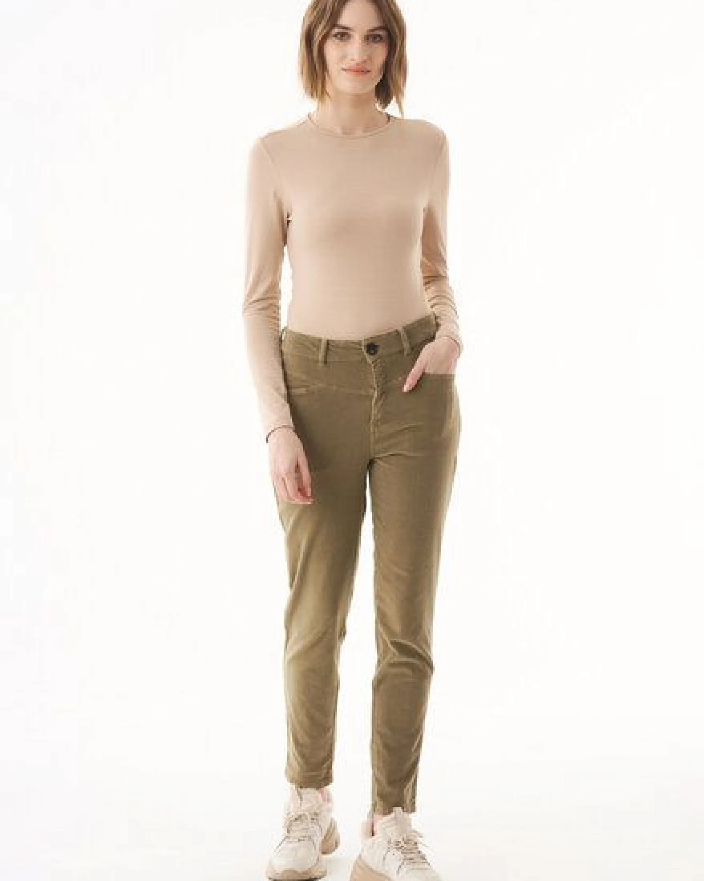 ORGANICATION Cordhose aus Bio-Baumwolle – Ansicht 2
