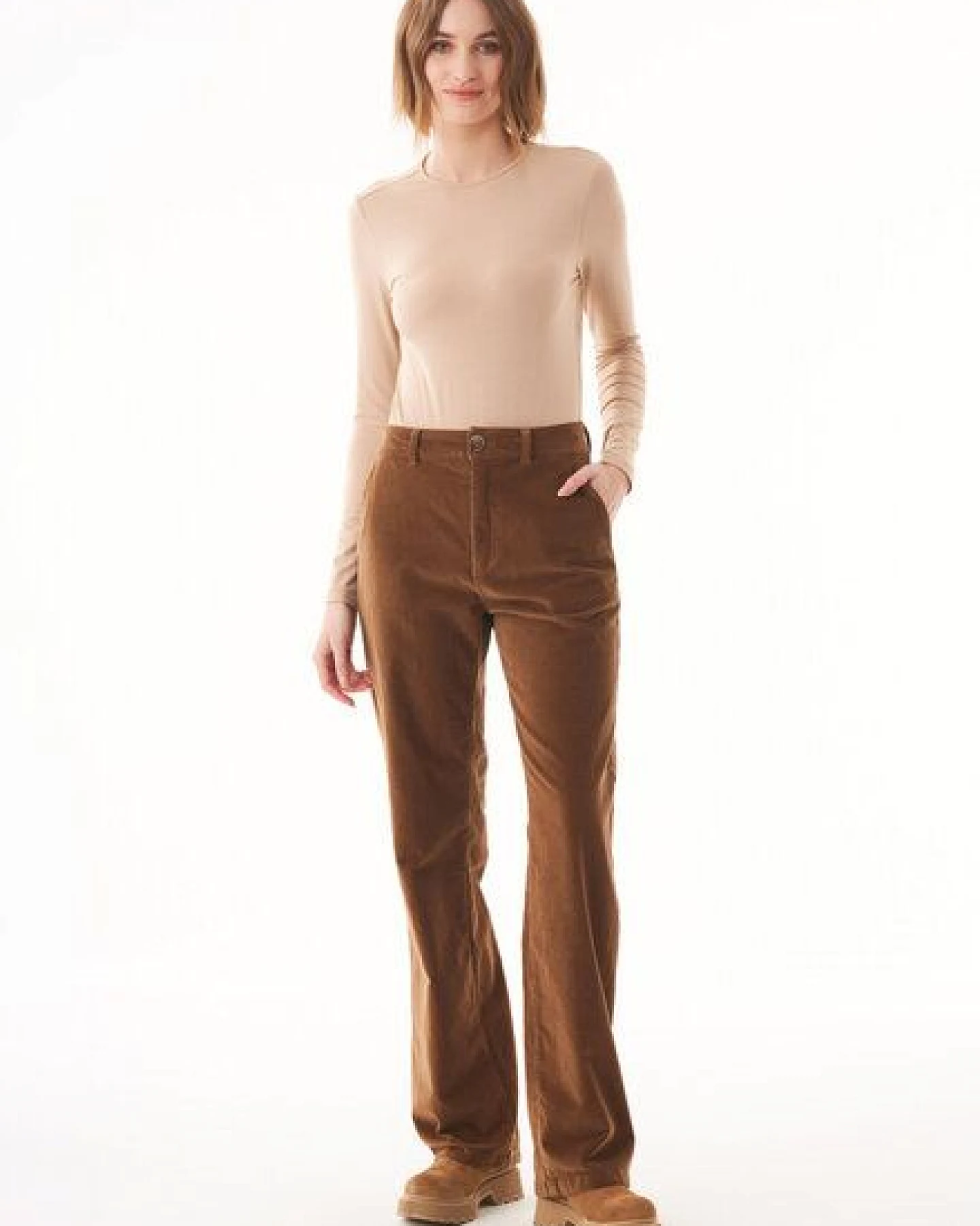 ORGANICATION Cordhose aus Bio-Baumwolle – Ansicht 2
