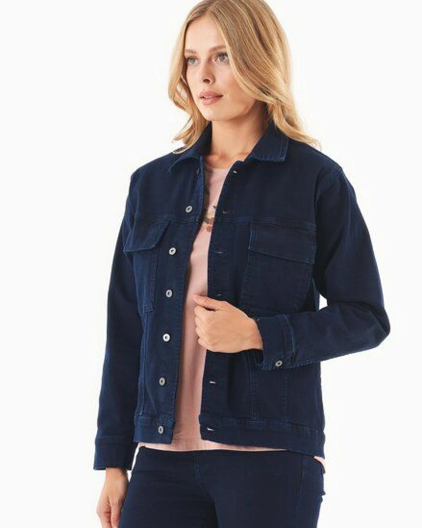 ORGANICATION Jeansjacke aus Bio-Baumwolle – Ansicht 3