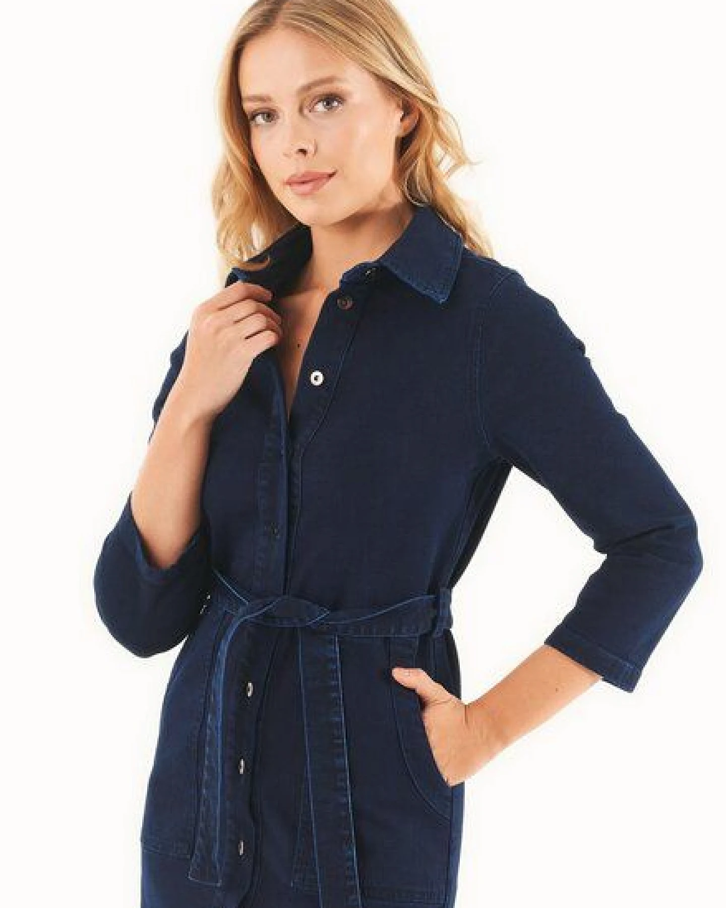 ORGANICATION Jeanskleid aus Bio-Baumwolle – Ansicht 4