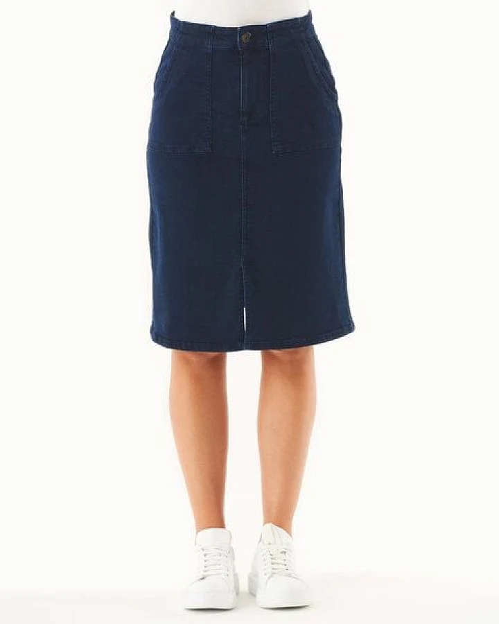 ORGANICATION Jeansrock aus Bio-Baumwolle