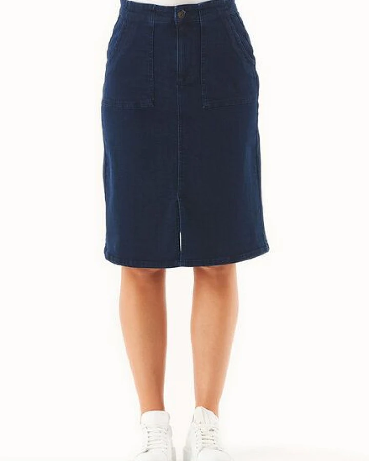 ORGANICATION Jeansrock aus Bio-Baumwolle