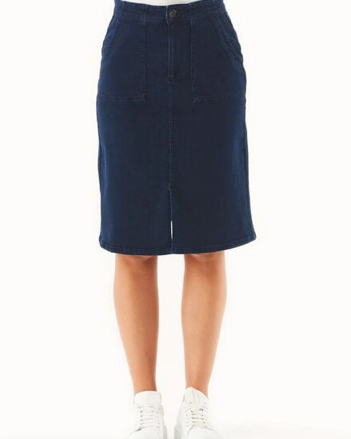 ORGANICATION Jeansrock aus Bio-Baumwolle