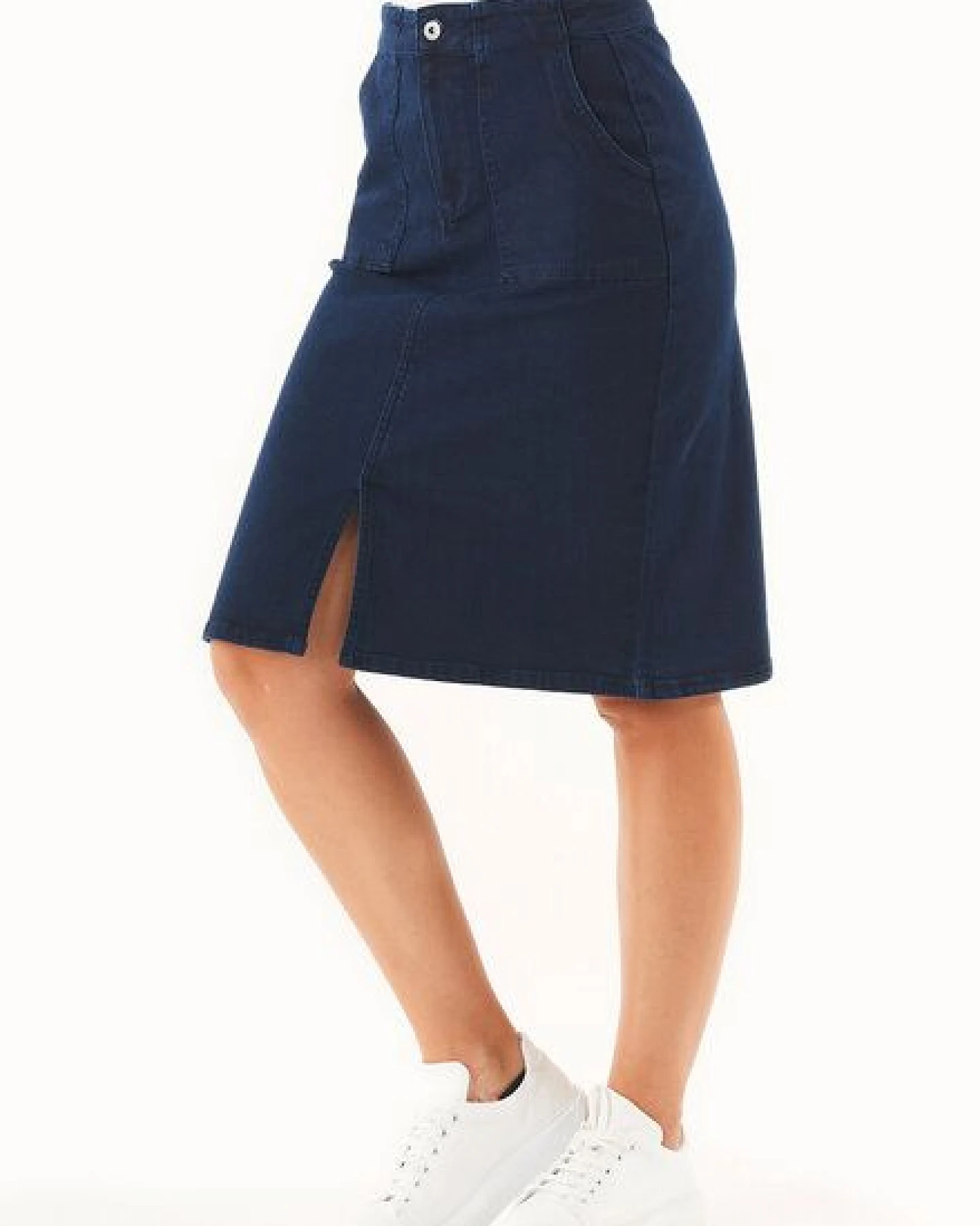ORGANICATION Jeansrock aus Bio-Baumwolle – Ansicht 3