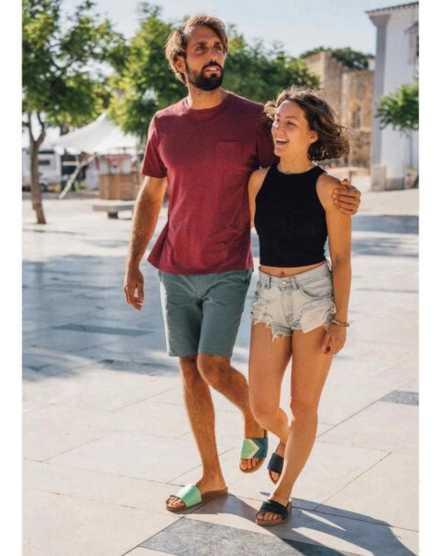 Fünve Vegane Slides mit Fußbett – Ansicht 4