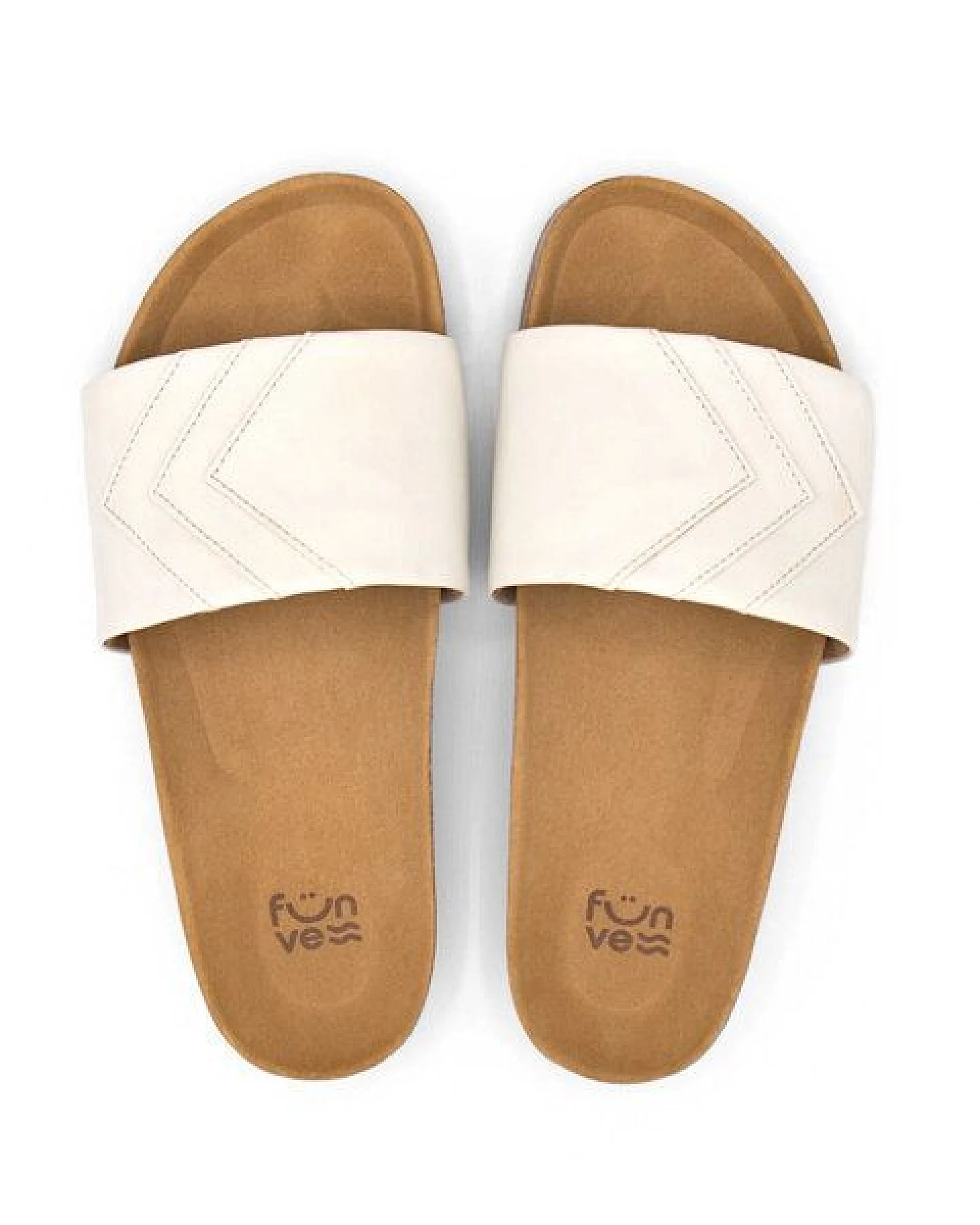 Fünve Vegane Slides mit Fußbett – Ansicht 2