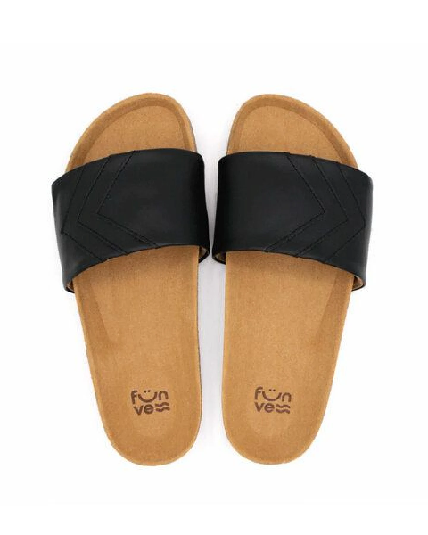 Fünve Vegane Slides mit Fußbett – Ansicht 2