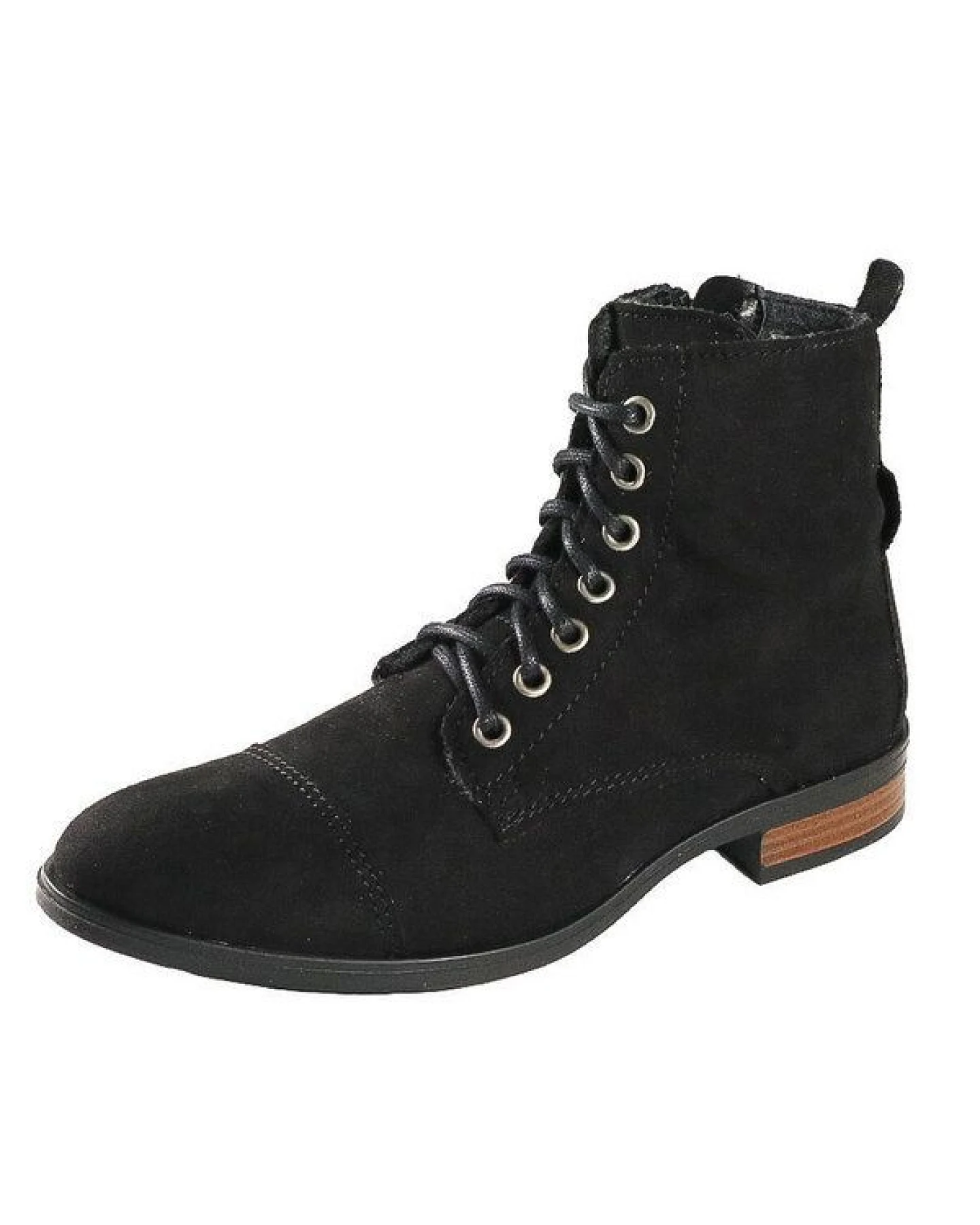 Fairticken Gefütterte Damen Stiefel MAIRAN in Wildlederoptik – Ansicht 2