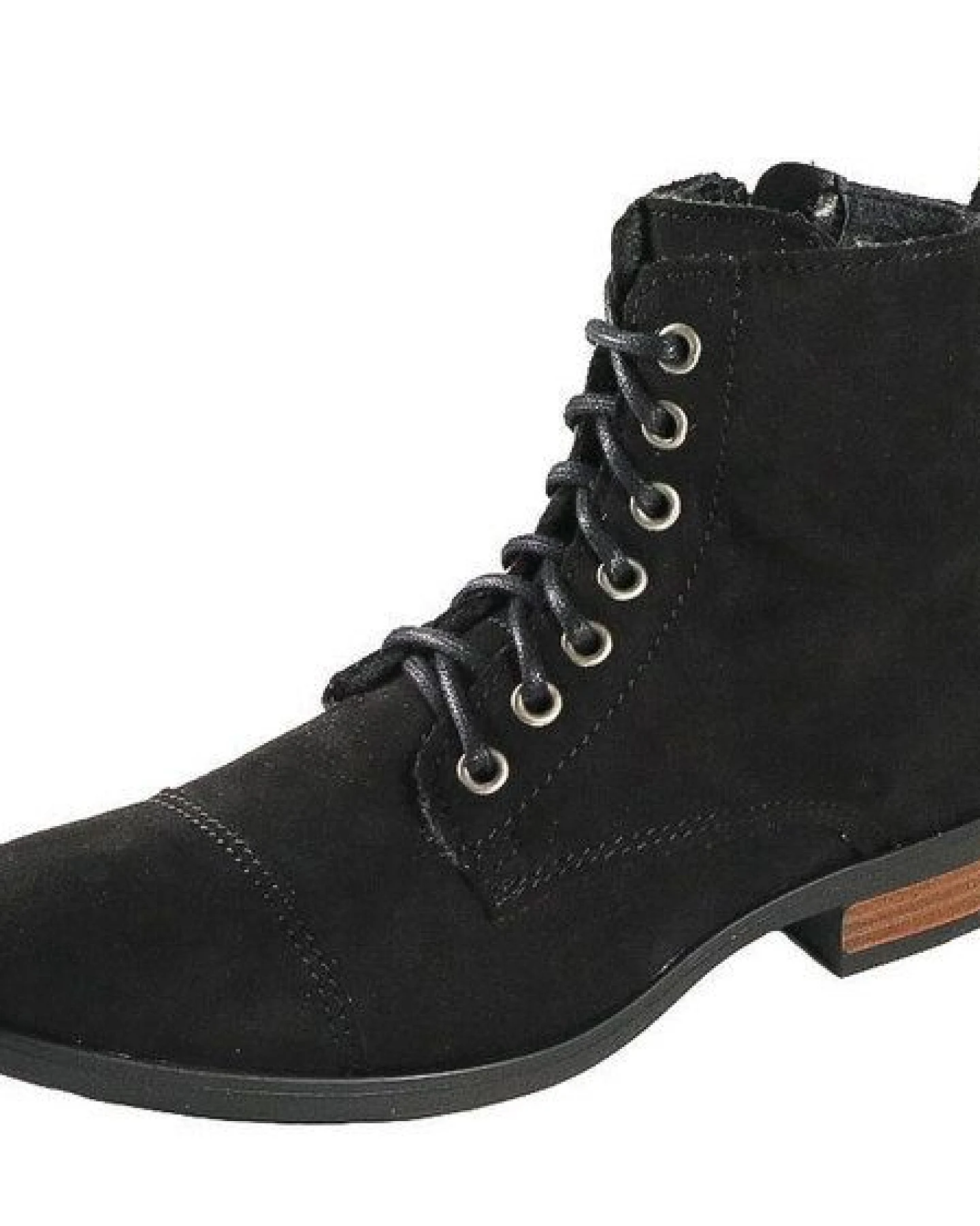 Fairticken Gefütterte Damen Stiefel MAIRAN in Wildlederoptik – Ansicht 2