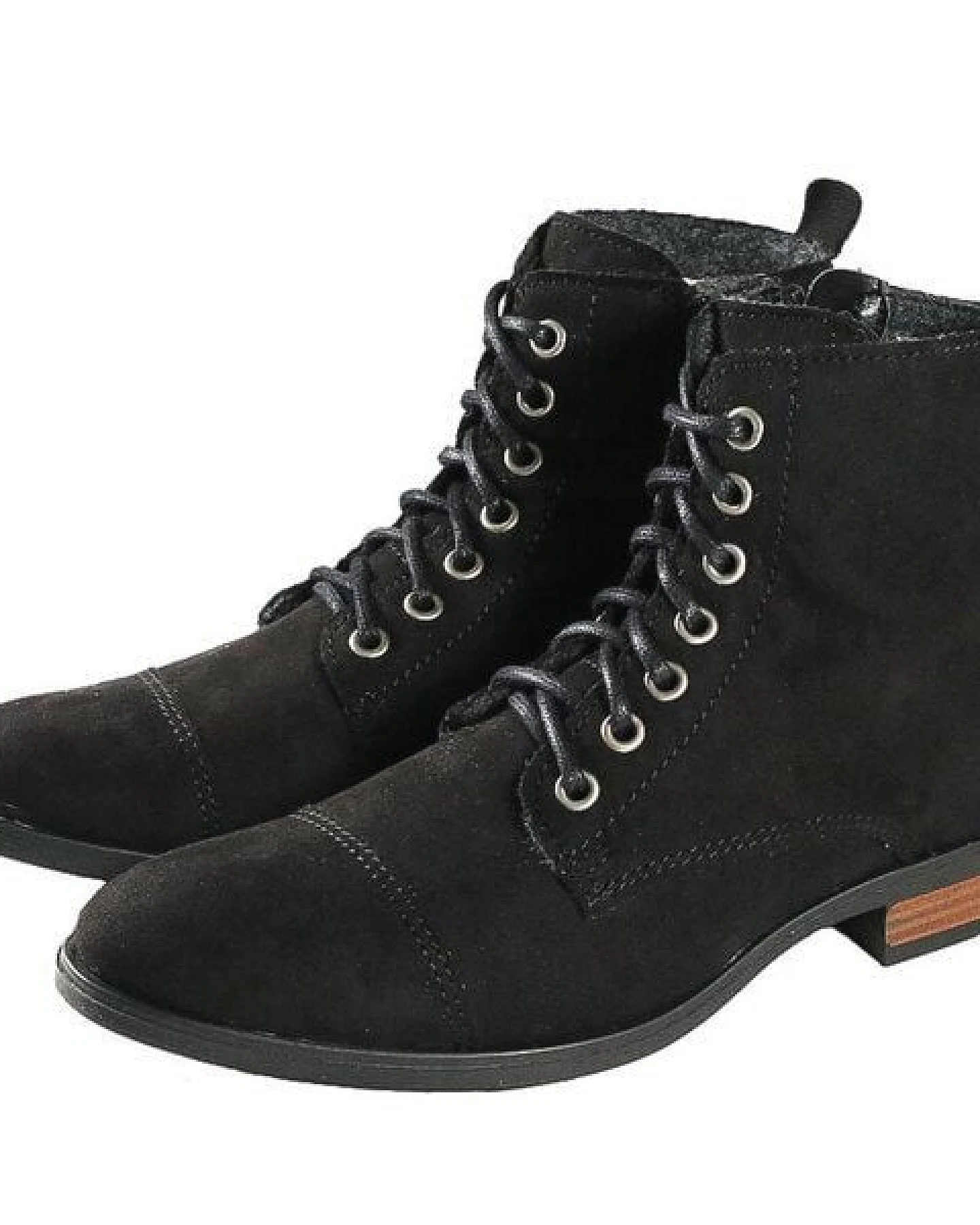 Fairticken Gefütterte Damen Stiefel MAIRAN in Wildlederoptik – Ansicht 3