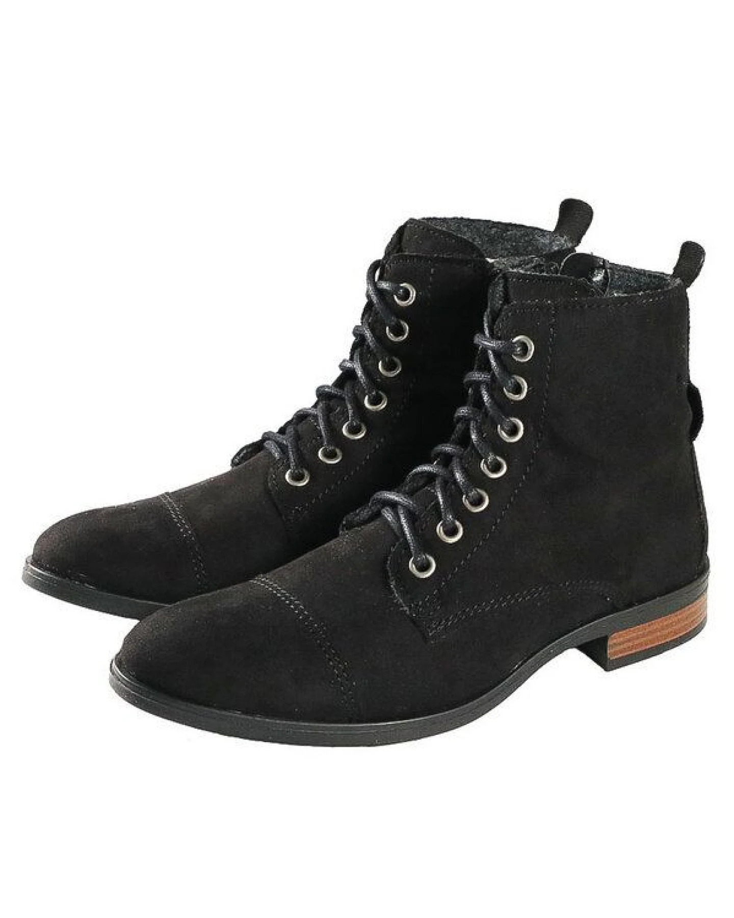 Fairticken Gefütterte Damen Stiefel MAIRAN in Wildlederoptik – Ansicht 3