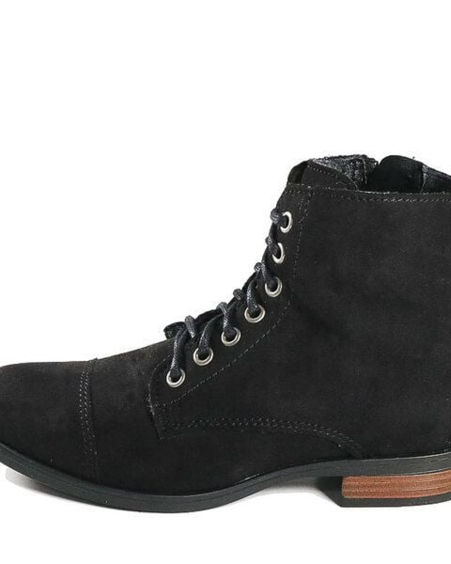 Fairticken Gefütterte Damen Stiefel MAIRAN in Wildlederoptik – Ansicht 4