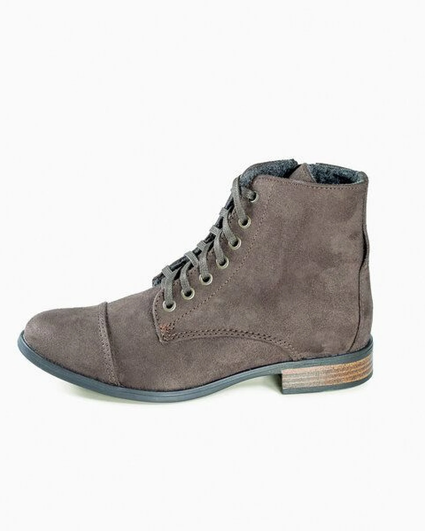 Fairticken Gefütterte Damen Stiefel MAIRAN in Wildlederoptik – Ansicht 2