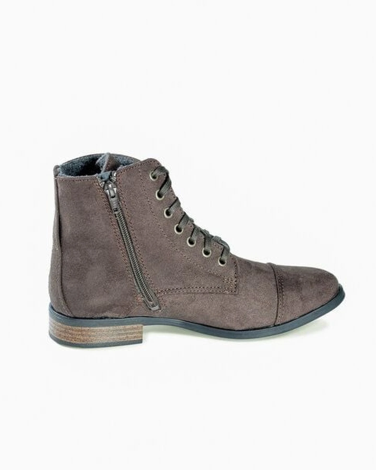Fairticken Gefütterte Damen Stiefel MAIRAN in Wildlederoptik – Ansicht 3
